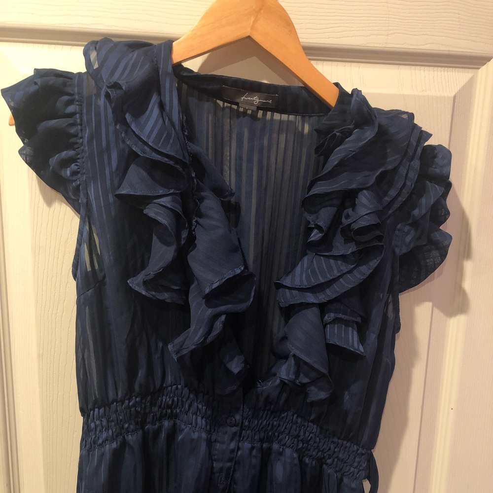Navy Blue Vintage Dress